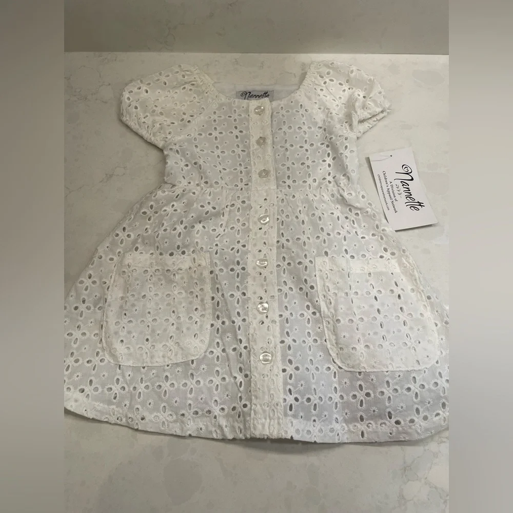 Nannette Easter/Spring White Dresses Toddler Size 2T‎ NWT